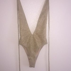 Gold Body Suit
